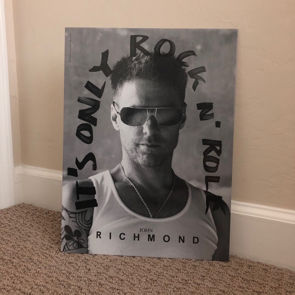 Bryan Adams for John Richmond Sunglasses Wall Ad